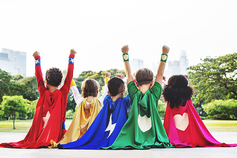 Superhero children